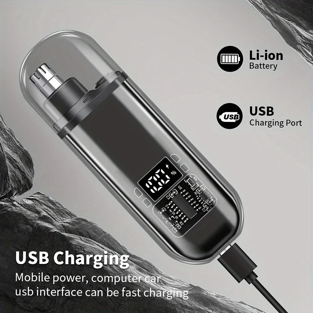 Portable mini electric hair clipper for men