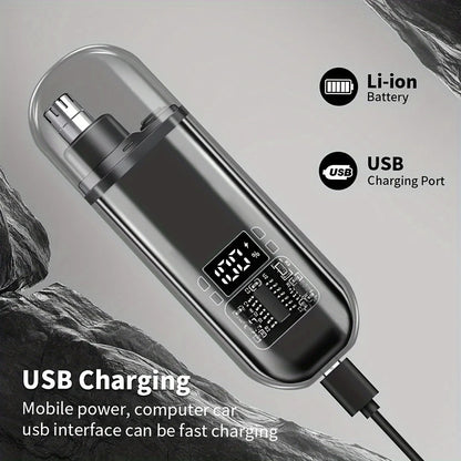 Portable mini electric hair clipper for men