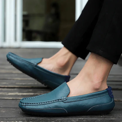 Stylish men’s classic moccasins for work and outings