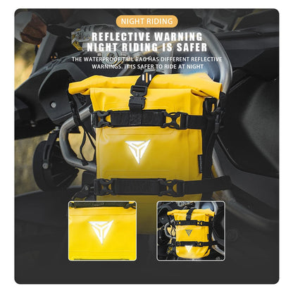 Compact protective bag for motorcycle maintenance gear