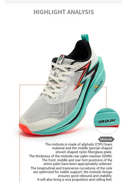 361° Flame 4.0 men’s carbon plate running shoes