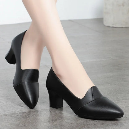 Classic Office Heels – Comfortable Spring/Autumn Footwear