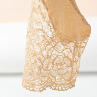 5 Pairs Women’s Lace Invisible Socks – Thin Non-Slip Boat Socks