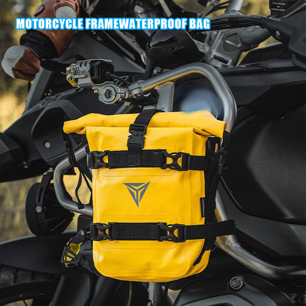 Compact protective bag for motorcycle maintenance gear