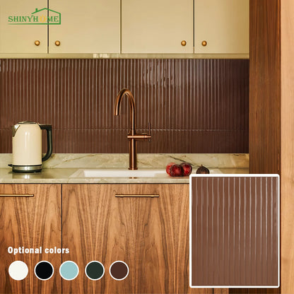 Thickened kitchen splashback stickers—peel-and-stick design