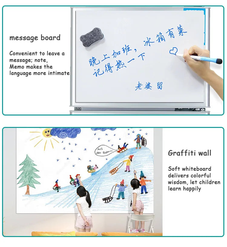Magnetic dry erase board for fridge—perfect for reminders and memos