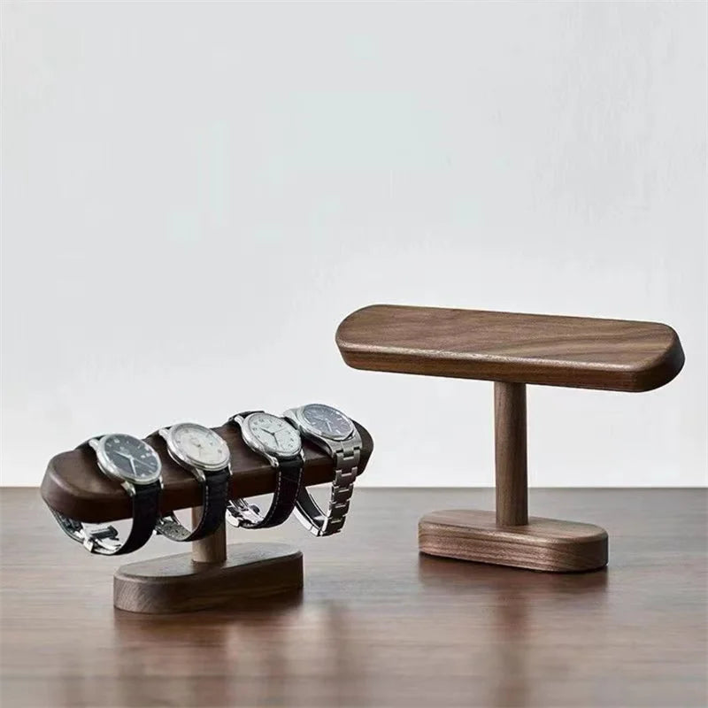 Decorative wooden shelf for watches—perfect for home or events