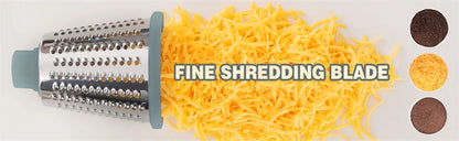 Multi-purpose cheese and vegetable grater for quick kitchen prep