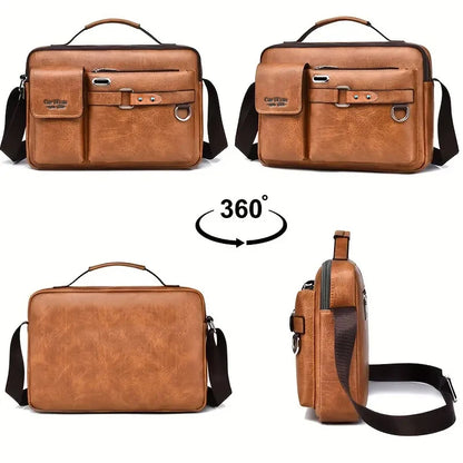 Large-capacity laptop briefcase for office, travel, or school