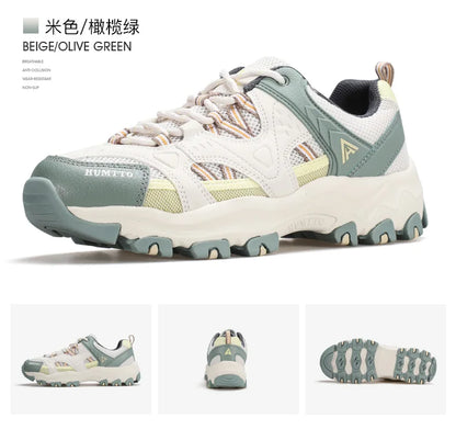 Unisex Outdoor Sneakers Wear-resistant Hiking Shoes For Men Women Non-Slip Tactical Climbing Shoes Breathable Trekking Sneakers