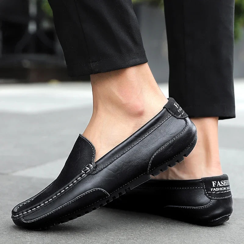 Stylish men’s classic moccasins for work and outings