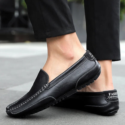 Stylish men’s classic moccasins for work and outings