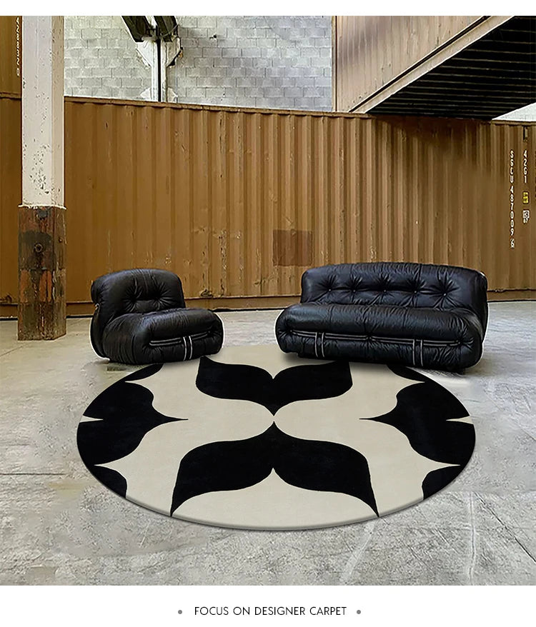 Plush, fluffy area rug—luxurious and soft for your living room, bedroom, or lounge