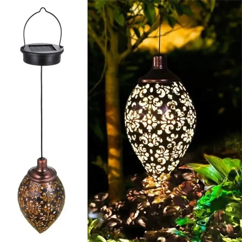 Outdoor water-drop solar projection light—waterproof and decorative
