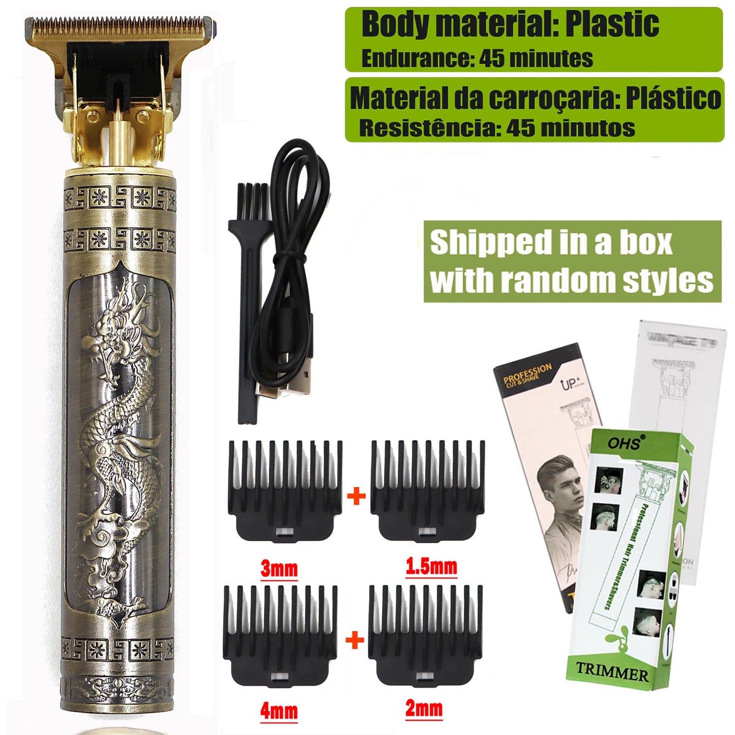 T9 Cordless Electric Hair Trimmer