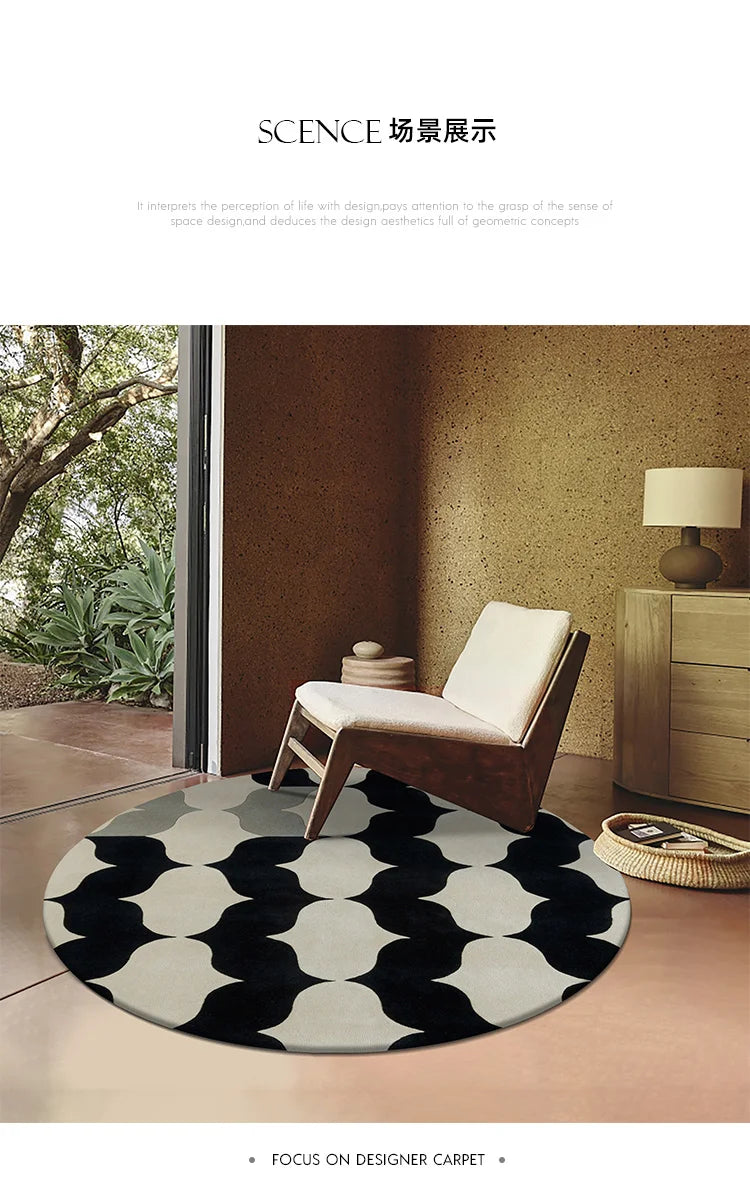 Plush, fluffy area rug—luxurious and soft for your living room, bedroom, or lounge