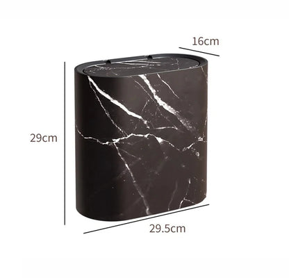 Versatile covered trash bin—perfect for home bathrooms, kitchens, or guest rooms