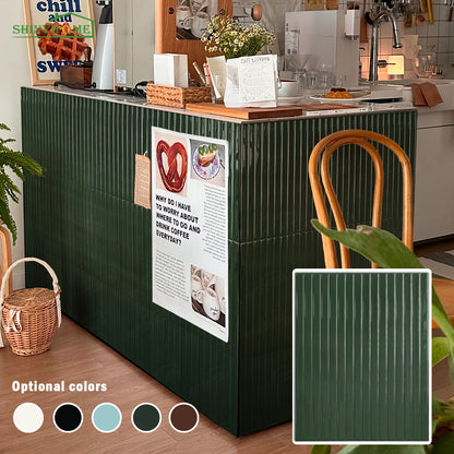 Thickened kitchen splashback stickers—peel-and-stick design