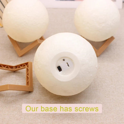 Decorative LED moon light for cozy indoor ambience