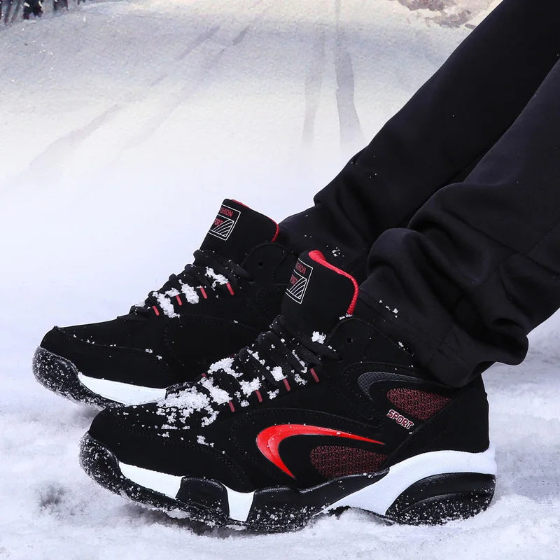 Men’s winter snow shoes, warm and non-slip