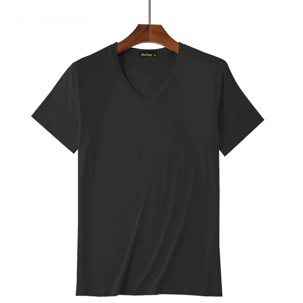 Sweat-absorbent classic round-neck gym undershirts