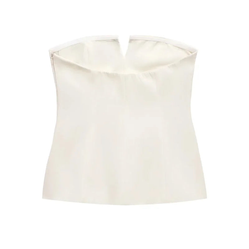Sexy backless summer corset tank top
