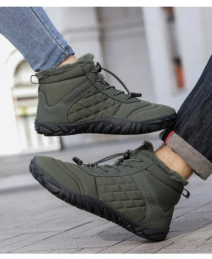 Winter Snow Boots – Warm Fur Lined, Non-Slip Barefoot Style