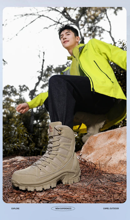 Men’s ultralight breathable mesh tactical boots