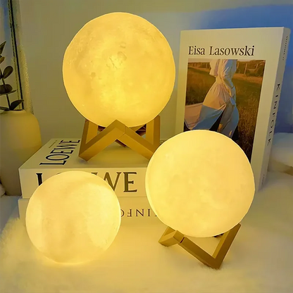 Decorative LED moon light for cozy indoor ambience