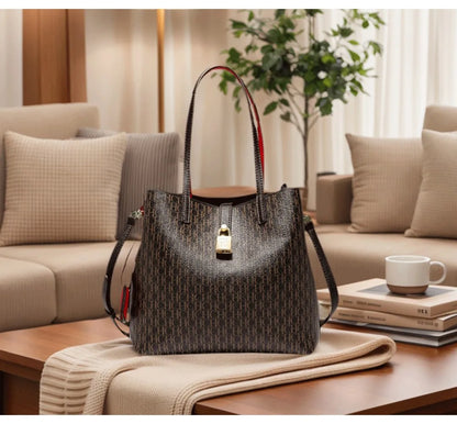 CH Leather Crossbody Bag – Large Capacity Daily Tote