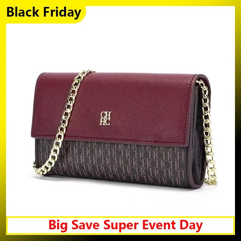 Luxury Women’s Shoulder Bag – Trendy Color Block Crossbody