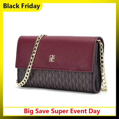 Luxury Women’s Shoulder Bag – Trendy Color Block Crossbody
