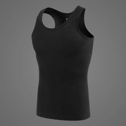 Men’s cotton sports skinny vest, 1/3/5 pack