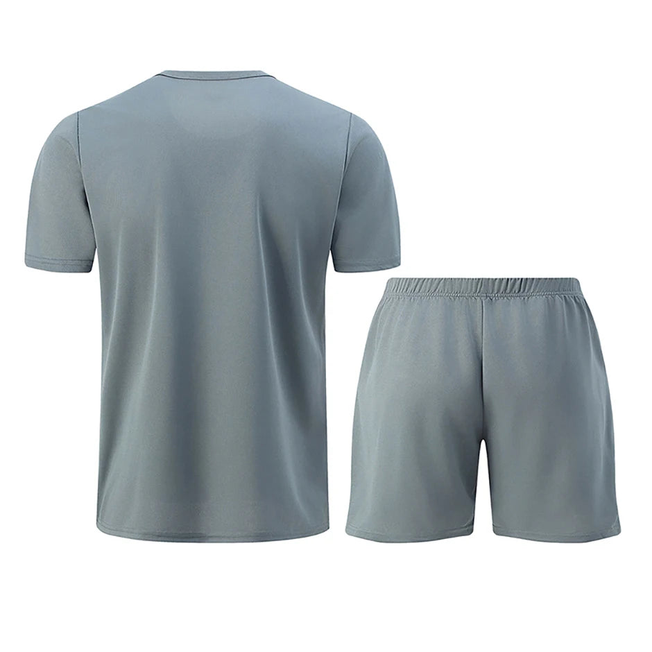 Men’s 2-piece summer sports suit, quick-dry