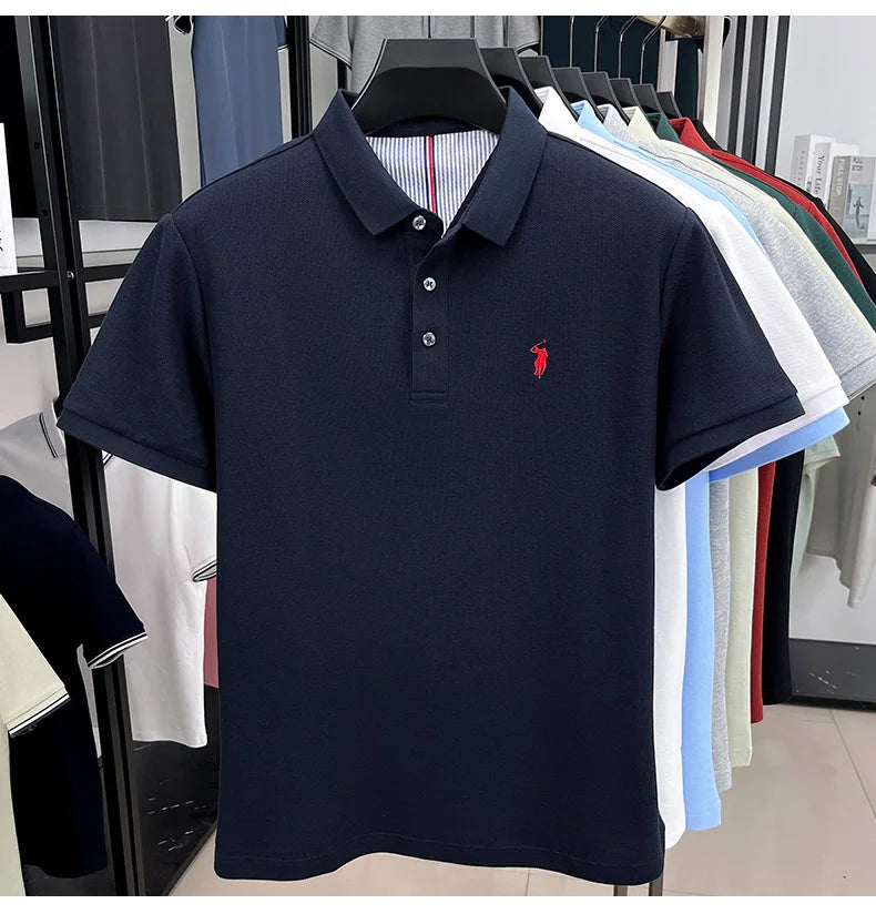Men’s 100% cotton short sleeve polo shirt