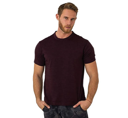 Men’s 100% superfine merino wool base-layer T-shirt