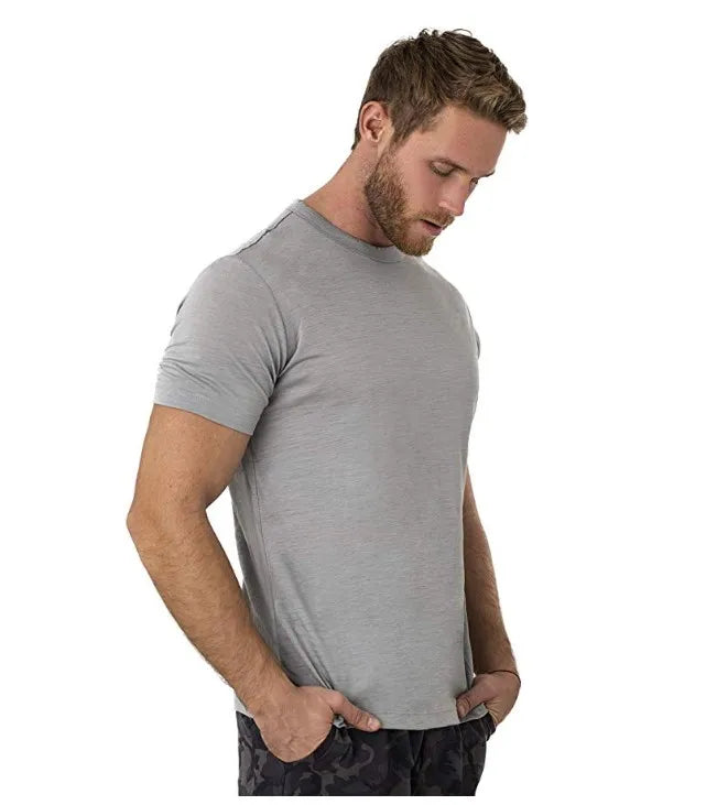 Men’s 100% superfine merino wool base-layer T-shirt