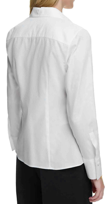Stylish white shirt for professional women