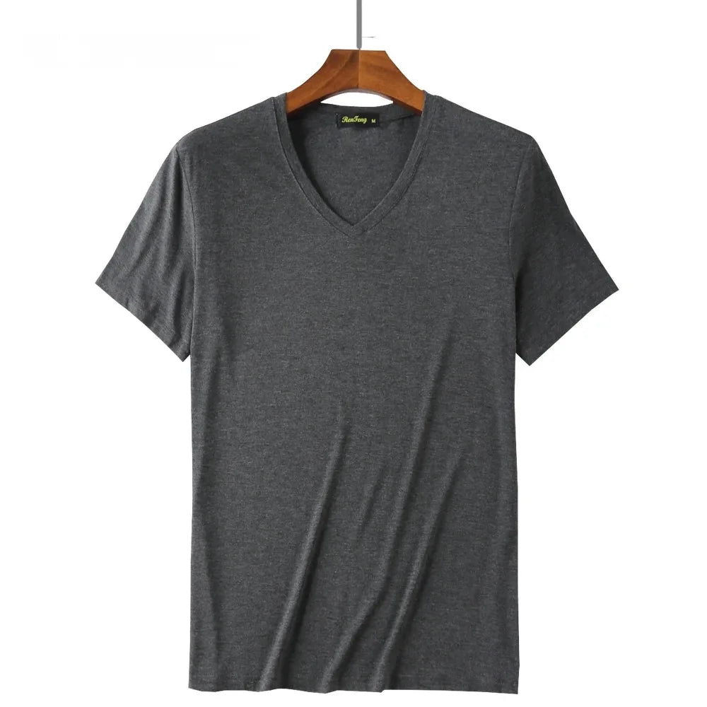 Sweat-absorbent classic round-neck gym undershirts
