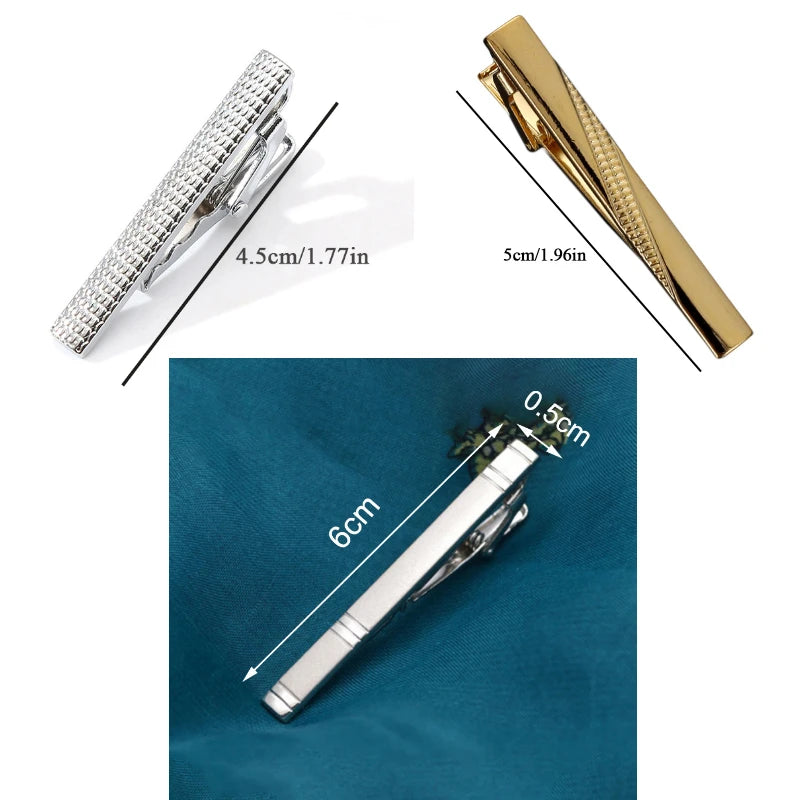 Elegant crystal tie bar for gentleman’s accessories