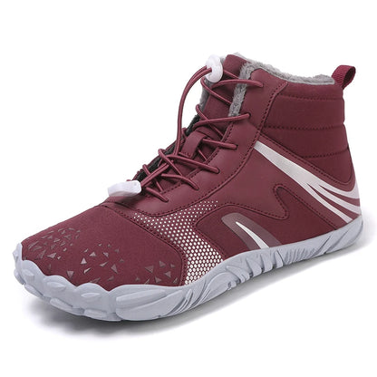 Winter Snow Boots – Warm Fur Lined, Non-Slip Barefoot Style