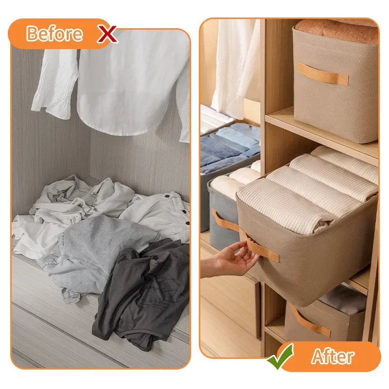 Durable wardrobe storage solution for sweaters, pants, and more