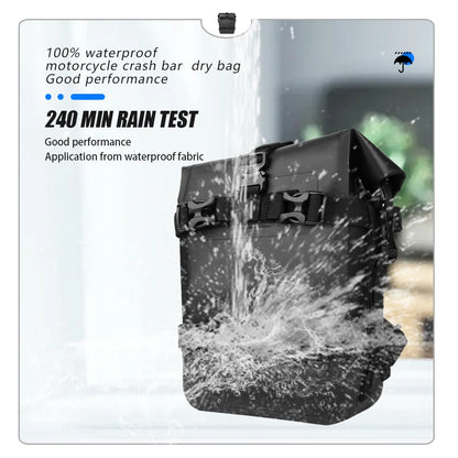 Compact protective bag for motorcycle maintenance gear