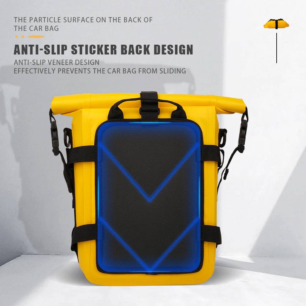 Compact protective bag for motorcycle maintenance gear