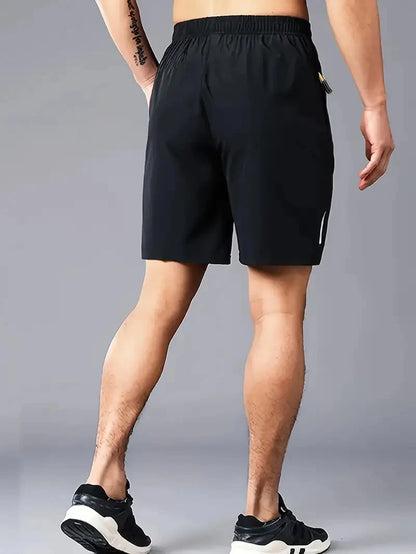 Men’s breathable summer sports shorts with elastic waist
