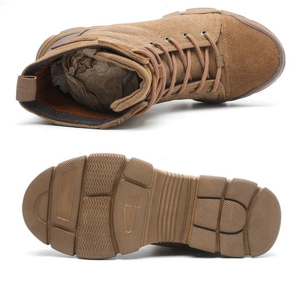 SUADEX Steel Toe Work Boots for Men — Indestructible Safety Boots