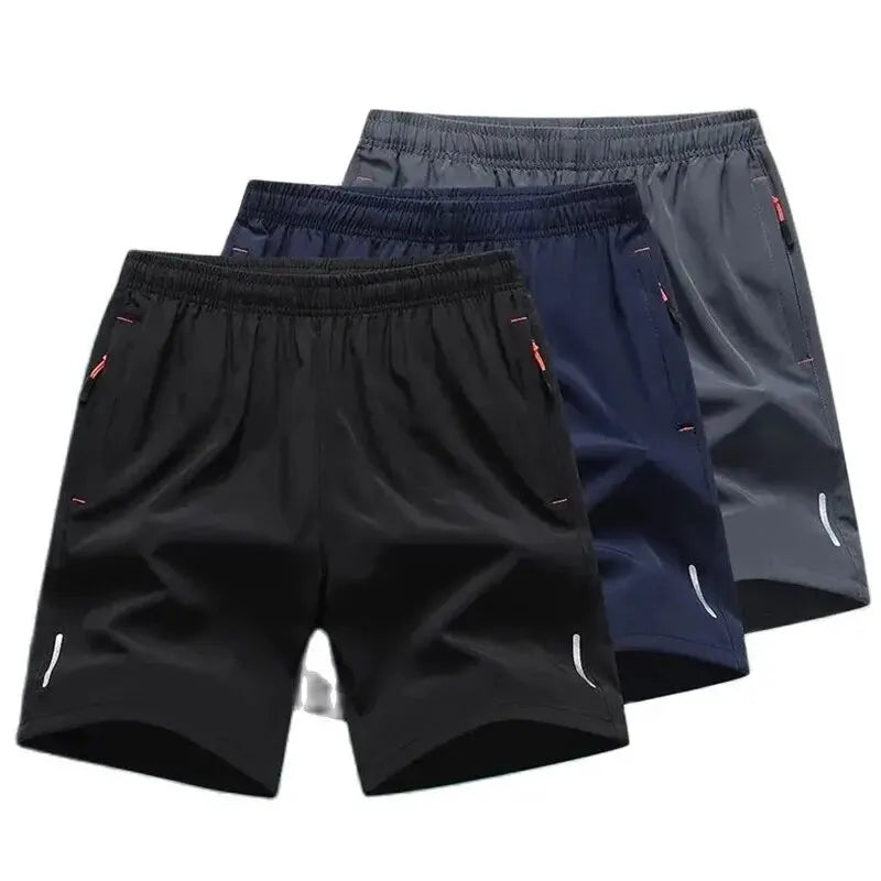 Men’s breathable summer sports shorts with elastic waist