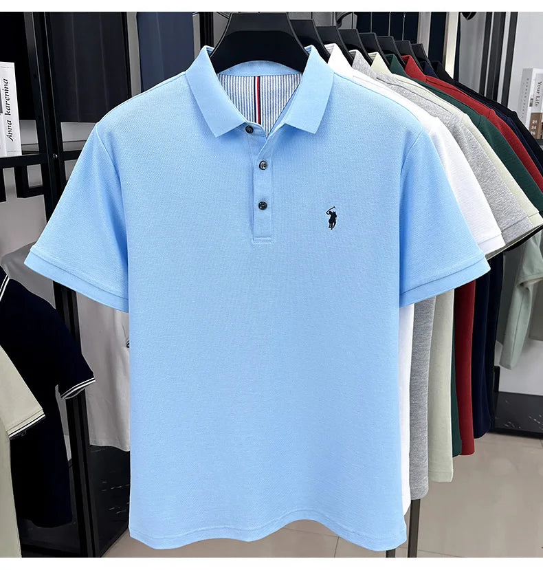 Men’s 100% cotton short sleeve polo shirt