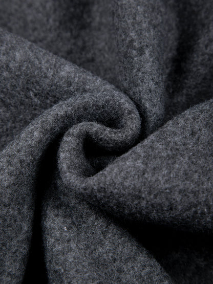 Men’s cotton-padded winter vest with stand collar