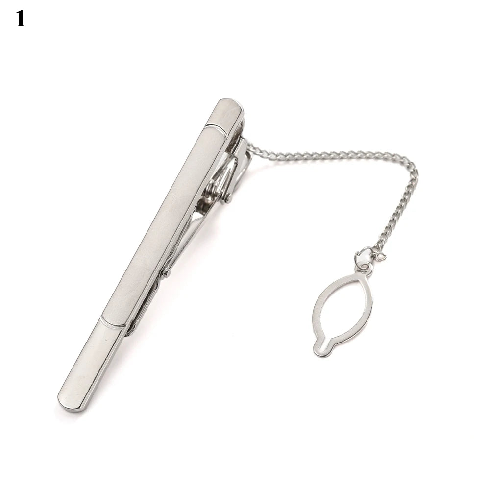 Elegant crystal tie bar for gentleman’s accessories